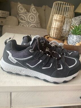 5.11 Tactical Women's Black and Gray Low-Profile Athletic Trainers